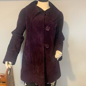 Vintage Danier Purple Suede Jacket